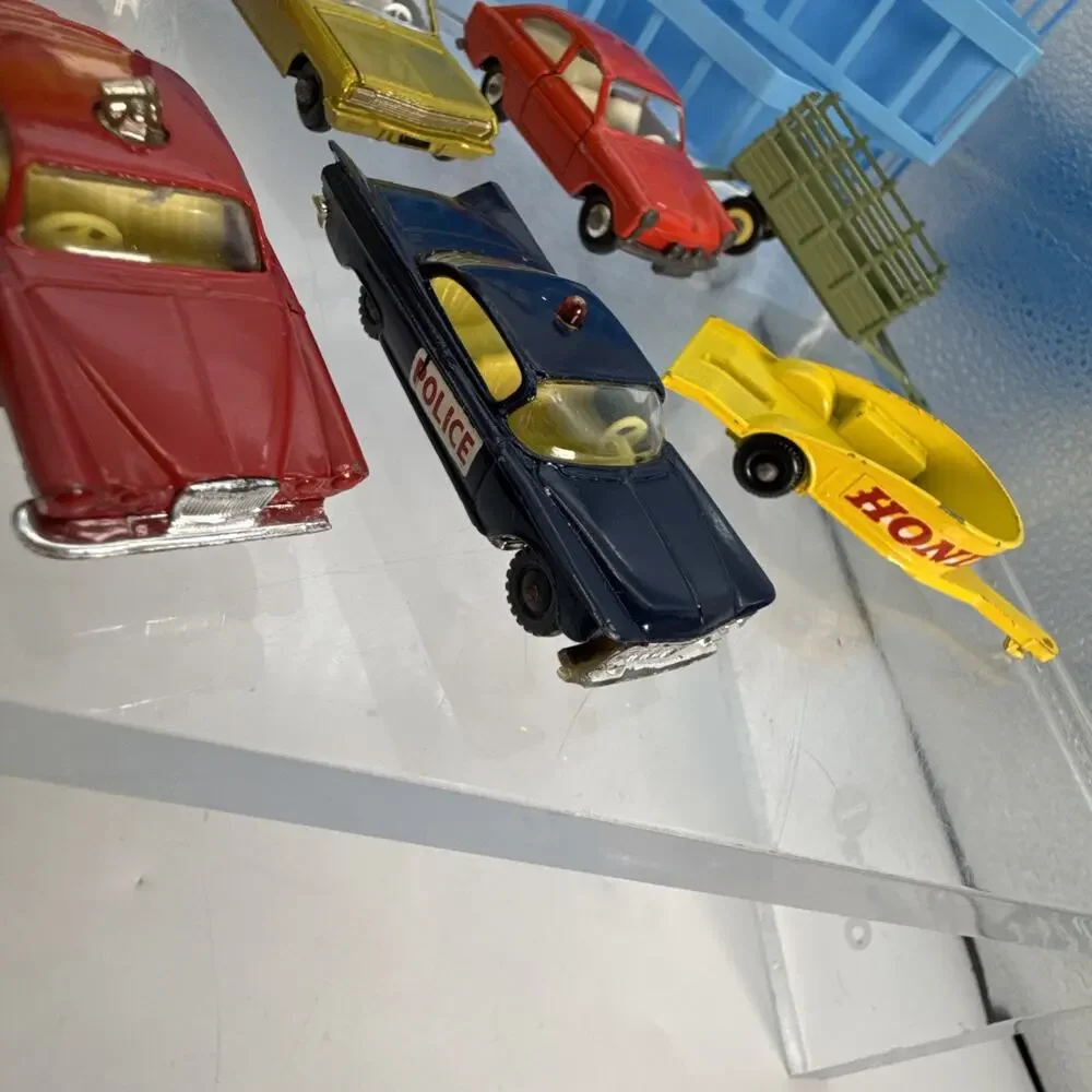 Matchbox Series Collector's Case with Assorted Vehicles 1960s vintage